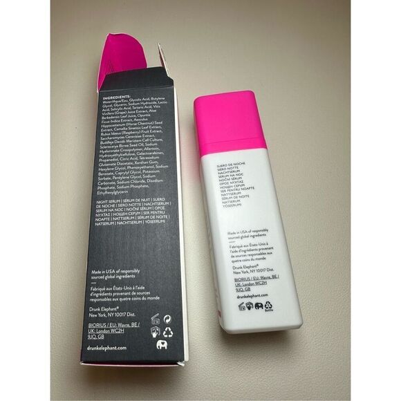 Drunk Elephant T.L.C. Framboos™ Glycolic Resurfacing Night Serum 30ml - Picture 4 of 8